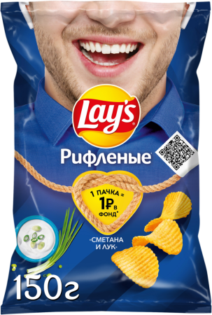 Чипсы LAYS Сметана и Лук